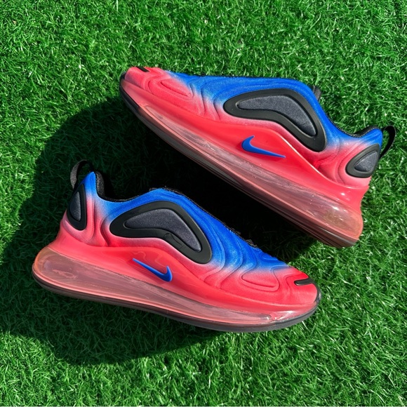 Nike Air Max 720 Black / Racer Blue Flash Crimson - Picture 9 of 13